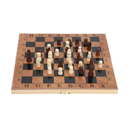 Wooden Chess Set Classic 39×39×4.5cm Portable Foldable Game Play