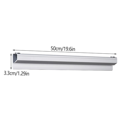 50cm Kitchen Ticket Holder Aluminium Alloy Receipt Menu Clip Self Adhesive