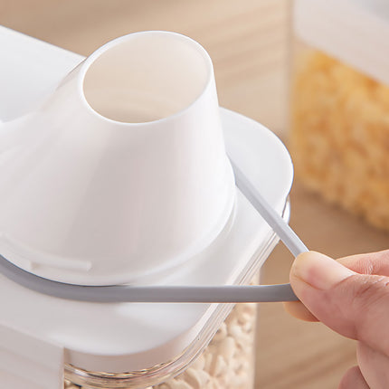 Sealed Household Grain Storage Box Transparent Rice Bucket Kitchen Storage