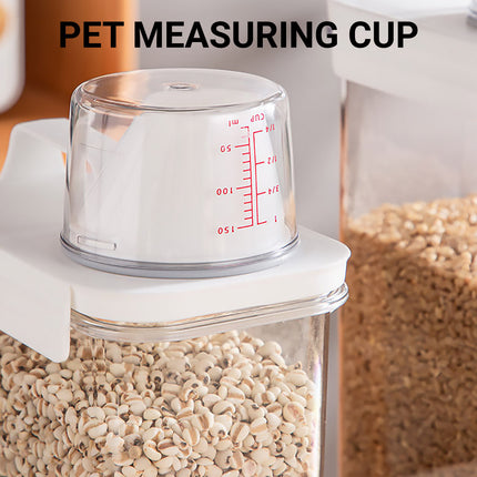 Sealed Household Grain Storage Box Transparent Rice Bucket Kitchen Storage