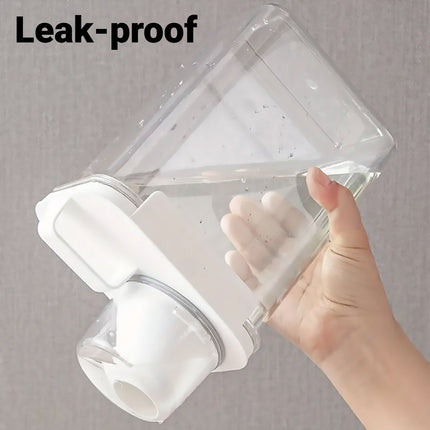 Sealed Household Grain Storage Box Transparent Rice Bucket Kitchen Storage