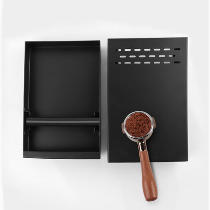 Stainless Steel Drawer Coffee Knock Box Anti Leak Easy Clean for Home Cafe Use