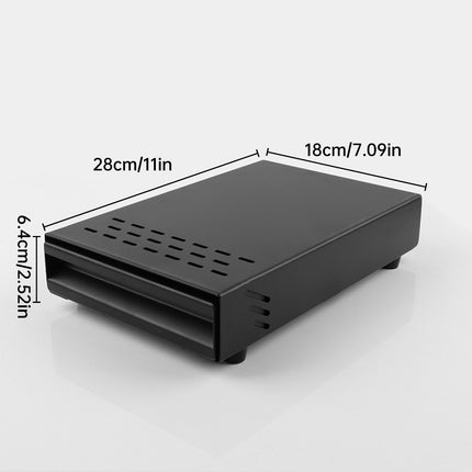 Stainless Steel Drawer Coffee Knock Box Anti Leak Easy Clean for Home Cafe Use