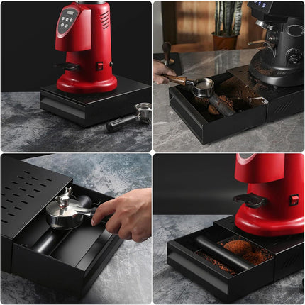 Stainless Steel Drawer Coffee Knock Box Anti Leak Easy Clean for Home Cafe Use