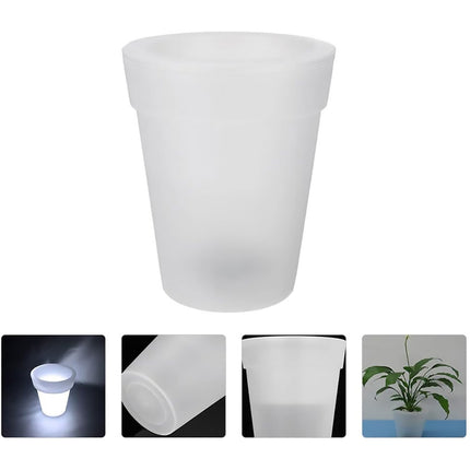 Solar Flower Pot Light Outdoor Waterproof Garden Decor Patio Yard Illumination