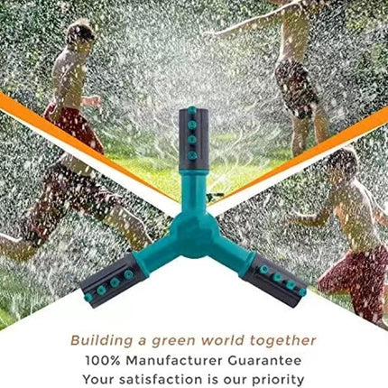 Automatic Lawn Sprinkler 360 Degree Rotating Garden Watering System Tool