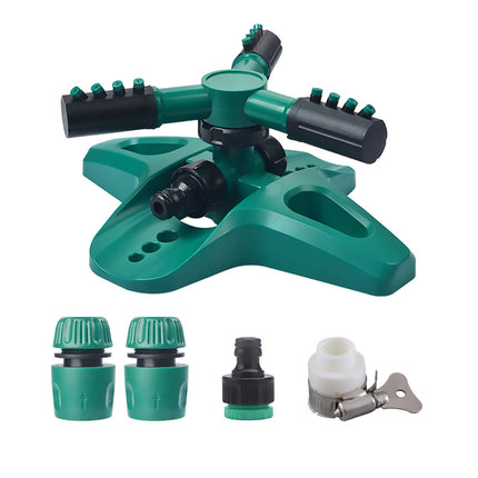 Automatic Lawn Sprinkler 360 Degree Rotating Garden Watering System Tool