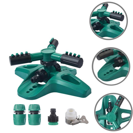 Automatic Lawn Sprinkler 360 Degree Rotating Garden Watering System Tool