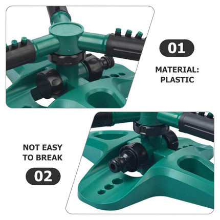 Automatic Lawn Sprinkler 360 Degree Rotating Garden Watering System Tool