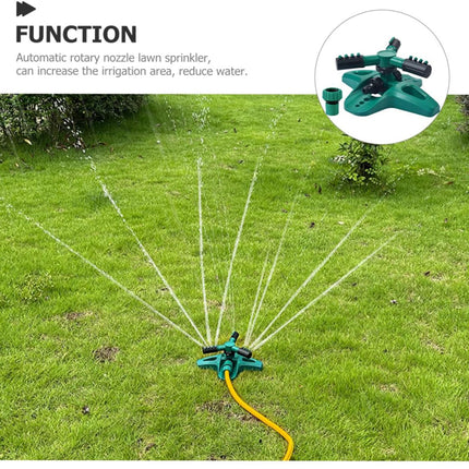 Automatic Lawn Sprinkler 360 Degree Rotating Garden Watering System Tool