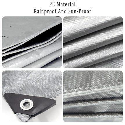 Plastic Waterproof Tarpaulin Outdoor Sunshade Rainproof Cover for Garden Use