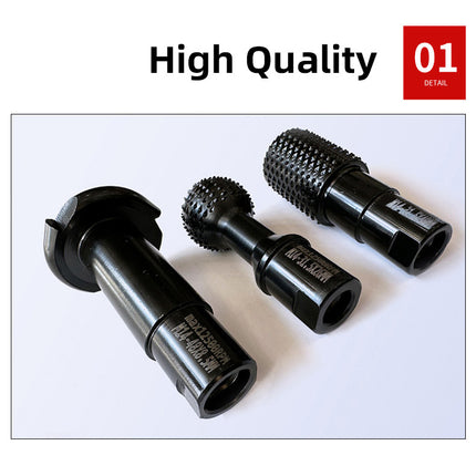 Woodworking Carving Grinding Bit Set 3Pcs M14 Angle Grinder Wood Shaping Polishing Tools