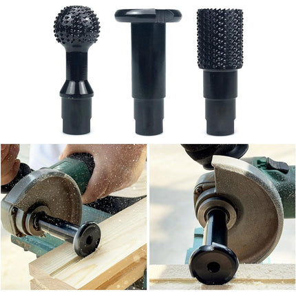Woodworking Carving Grinding Bit Set 3Pcs M14 Angle Grinder Wood Shaping Polishing Tools