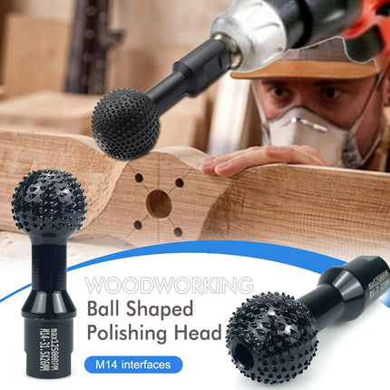 Woodworking Carving Grinding Bit Set 3Pcs M14 Angle Grinder Wood Shaping Polishing Tools