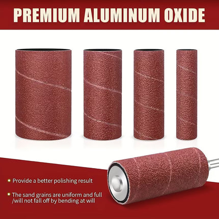 20PCS Sanding Sleeve Drum Kit for Drill Rotary Tool Wood Metal Grinding Polishing Set