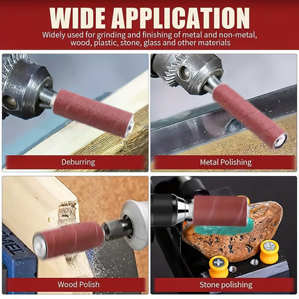 20PCS Sanding Sleeve Drum Kit for Drill Rotary Tool Wood Metal Grinding Polishing Set