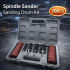 20PCS Sanding Sleeve Drum Kit for Drill Rotary Tool Wood Metal Grinding Polishing Set