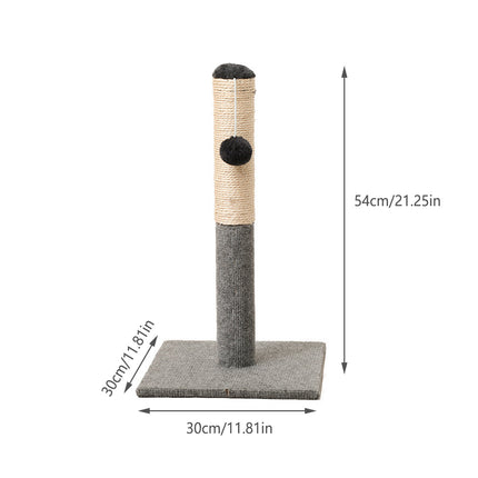 Sisal Cat Claw Board Vertical Scratching Post Simple Cat Scratch Pad Furniture