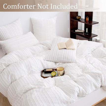 Bedding Set 3PCS Quilt Cover Pillowcase Soft Microfiber Queen Size Bedroom Decor