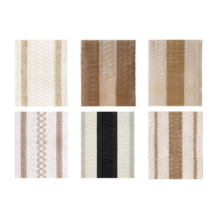 Cotton Linen Table Runner with Knot Tassel Bed End Towel Long Tablecloth Mat