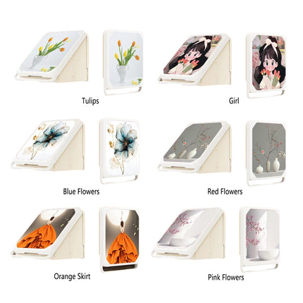 Bathroom Mural Clothes Folding Storage Box Wall Mounted Bathroom Mural UnpQe