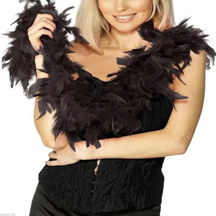 2M Feather Boa Party Dressup Wedding Flower Strip Fluffy Craft Costume Decor AU - Aimall