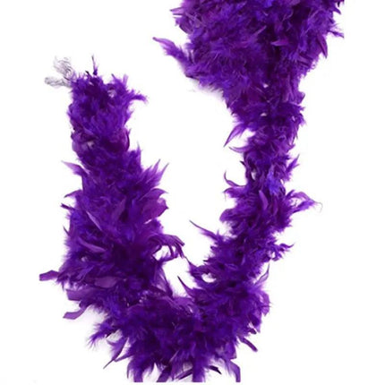 2M Feather Boa Party Dressup Wedding Flower Strip Fluffy Craft Costume Decor AU - Aimall