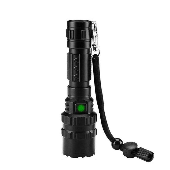 1600lm Cree L2 LED Tactical Flashlight USB Rechargeable Camping Hunting Torch