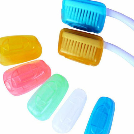 5Pcs Travel Toothbrush Head Cover Cap Case Outdoor Brush Cleaner Protector Au - Aimall