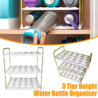 Adjustable Cup and Bottle Storage Rack Multifunctional Wine Thermos Holder Shelf