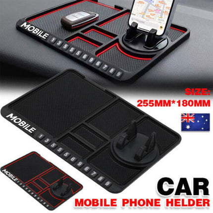 Car Mobile Phone Holder Dashboard Mount Mat Non Slip Grip Stand Anti-Slip Pad