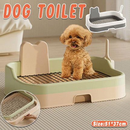 Easy Clean Dog Potty Flatbed Puppy Training Grass Mat Indoor Outdoor Dog Toilet