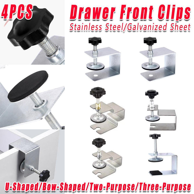 4 Piece Drawer Panel Fixing Clamps Arch Clamp Auxiliary Installation Tool Set