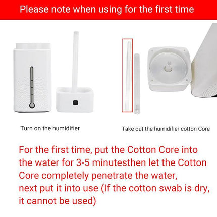 1L Ultrasonic Air Humidifier Mist Aroma Diffuser Oil Purifier LED Light USB - Aimall