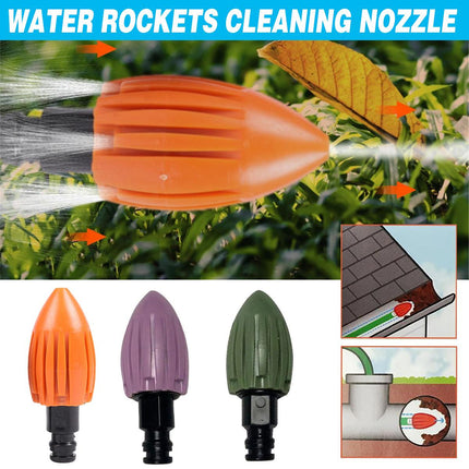 High-Pressure Water Rocket Drain Pipe Cleaning Nozzle Tool for Home and Garden