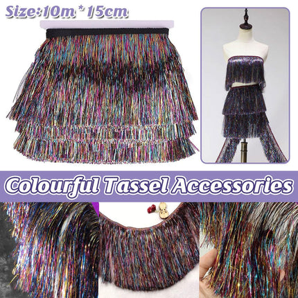 Colourful Tassel Christmas Decoration Accessories Festive Hanging Ornaments for Home
