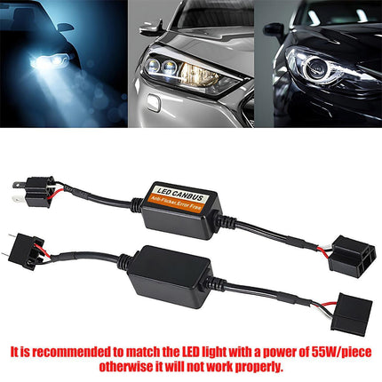 2XH4 Canbus Decoder Canceller Load Resistor For LED Headlight Conversion Kit