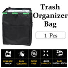 Waterproof Car Trash Bag Litter Can Garbage Waste Bin Seat Organizer Storage Box