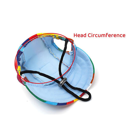 Dog Baseball Cap Outdoor Pet Sun Hat Summer Canvas Visor Puppy L