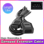 1.8M Extension Cable Cord For Sega Mega Drive / Genesis Controllers 9 Pin - Aimall
