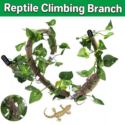 Artificial Tree Vine Reptile Pet Box Chameleon Lizard Gecko Climbing Vine Decor