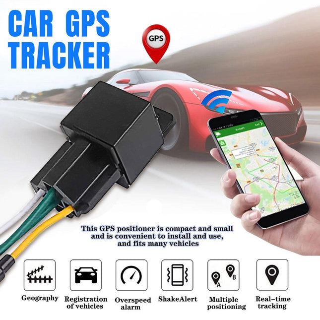 GPS Tracker Locator Car Vehicle Motorcycle Global Real Time Tracking Device