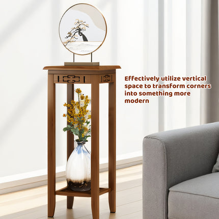 Living Room Balcony Floor Standing Plant Stand Sturdy Space Saving Stable