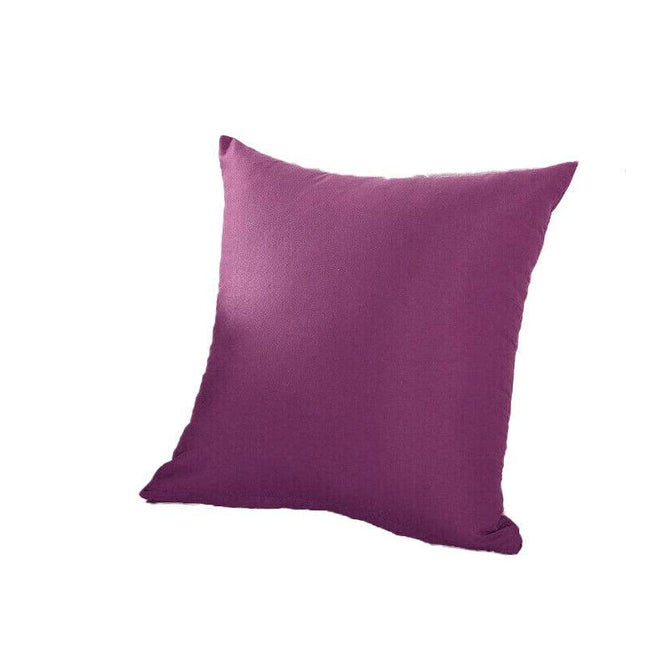 40x40cm Multicoloured Plain Solid Colour Cushion Cover Covers Decorative Pillow Case - Aimall