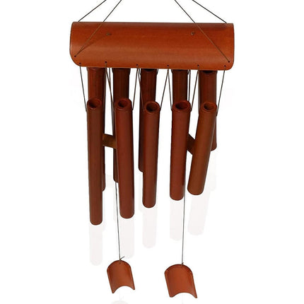 Home Bell Bamboo Hanging Decoration Wind Chime for Outdoor Garden Patio Decor