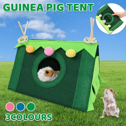 Hamster Tent Small Pet Hideout Pig Possum House Cool Triangle Nest Shelter
