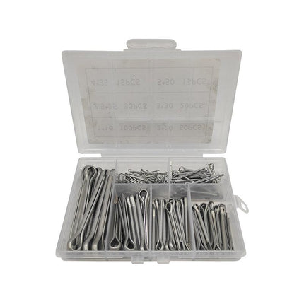230PCS Galvanized Iron Cotter Pin Assortment Set Split Pin Value