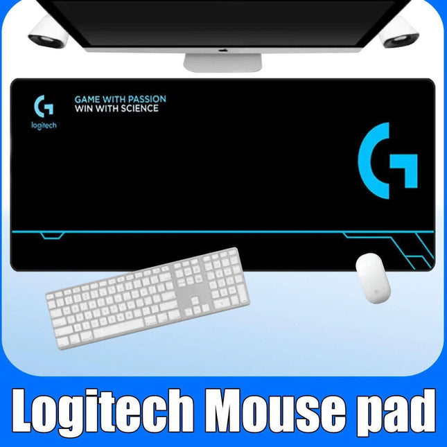 Logitech Gaming Mouse Pad Non-Slip Comfortable Mat Rubber Base Soft Cloth Black