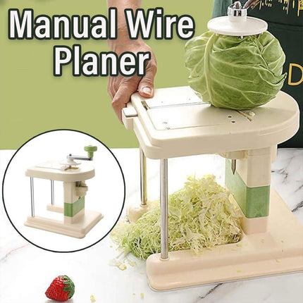 Hand Crank Vegetable Cutter Shredder Cabbage Slicer Household Grater Tool