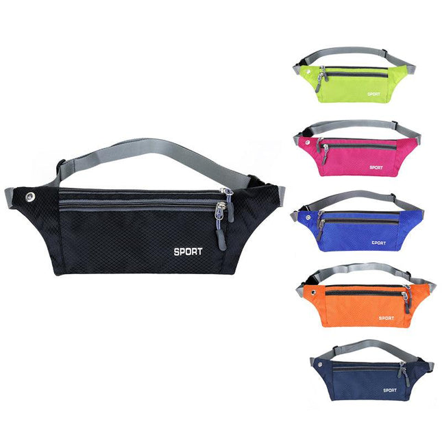Waterproof Running Belt Bum Bag Travel Waist Bags Money Zip Pouch Sports Wallet